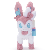Officiële Pokemon knuffel Sylveon KutaKutaTatta 30cm Takara tomy (Medium)